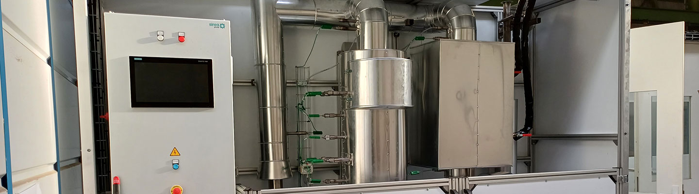 Prototype de stockage thermique 900 °C à contrôle intelligent à distance